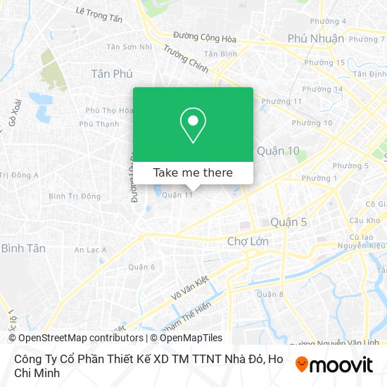 Công Ty Cổ Phần Thiết Kế XD TM TTNT Nhà Đỏ map