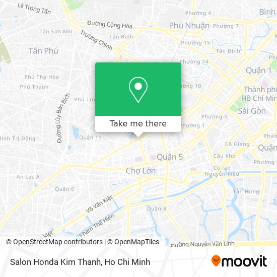 Salon Honda Kim Thanh map