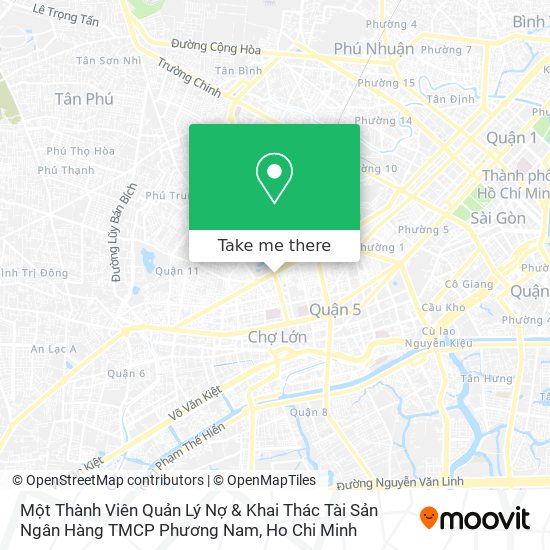 Một Thành Viên Quản Lý Nợ & Khai Thác Tài Sản Ngân Hàng TMCP Phương Nam map