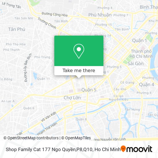 Shop Family Cat 177 Ngo Quyền,P8,Q10 map