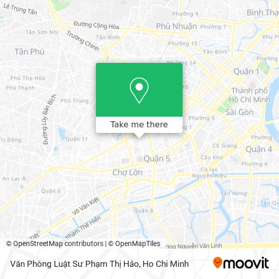 Văn Phòng Luật Sư Phạm Thị Hảo map