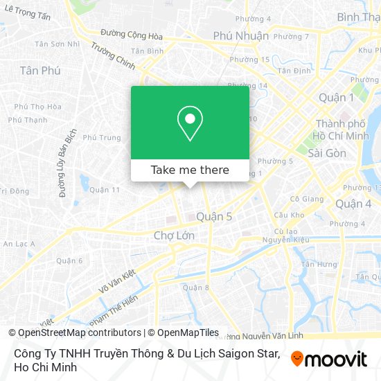Công Ty TNHH Truyền Thông & Du Lịch Saigon Star map