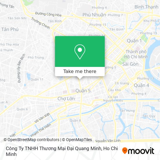 Công Ty TNHH Thương Mại Đại Quang Minh map