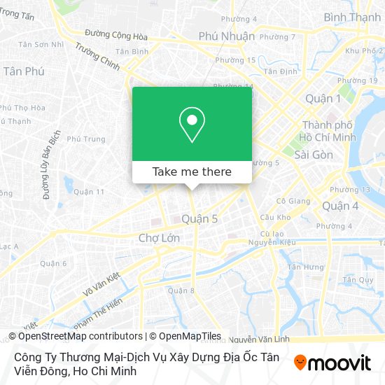 Công Ty Thương Mại-Dịch Vụ Xây Dựng Địa Ốc Tân Viễn Đông map