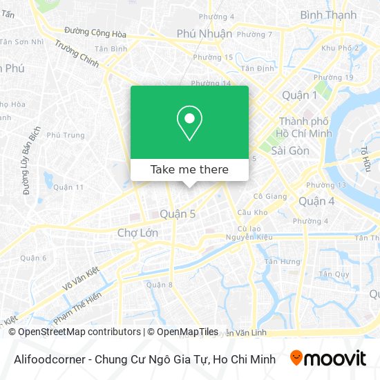 Alifoodcorner - Chung Cư Ngô Gia Tự map