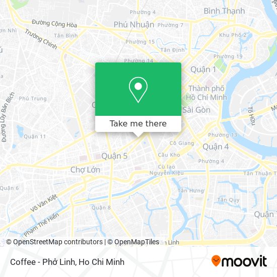 Coffee - Phở Linh map