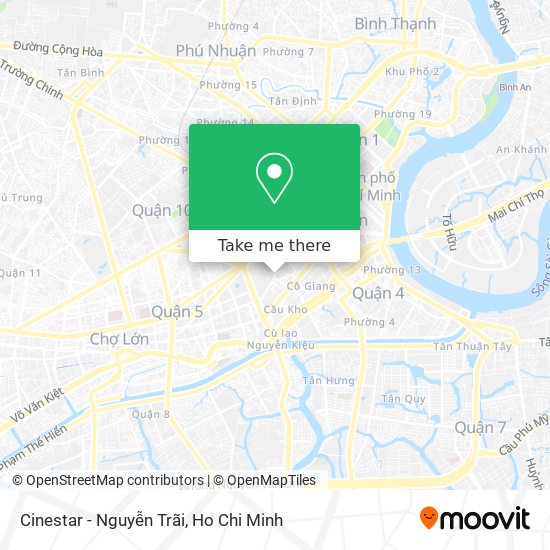 Cinestar - Nguyễn Trãi map