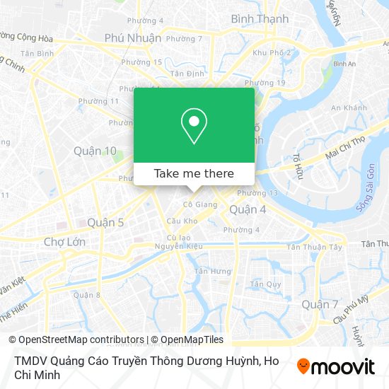 TMDV Quảng Cáo Truyền Thông Dương Huỳnh map