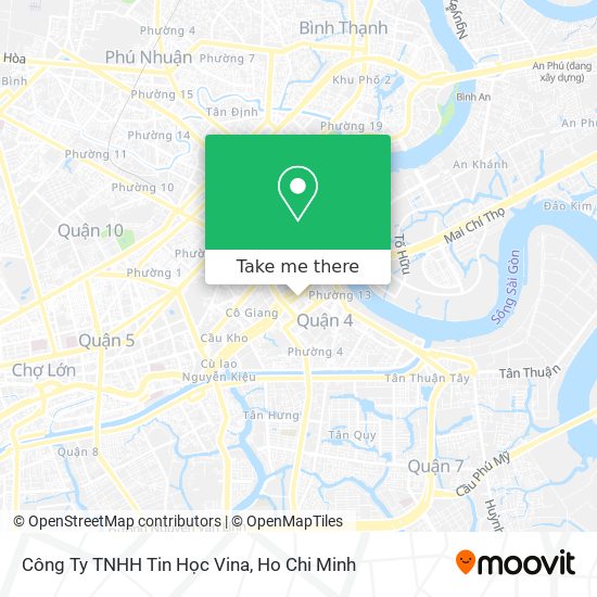 Công Ty TNHH Tin Học Vina map