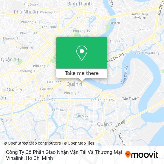 Công Ty Cổ Phần Giao Nhận Vận Tải Và Thương Mại Vinalink map