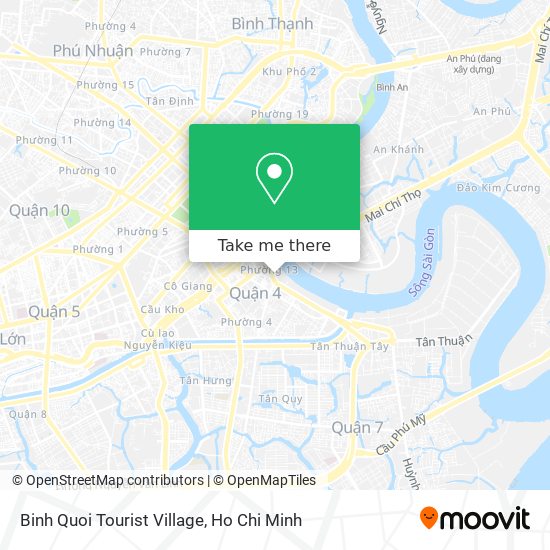 Binh Quoi Tourist Village map