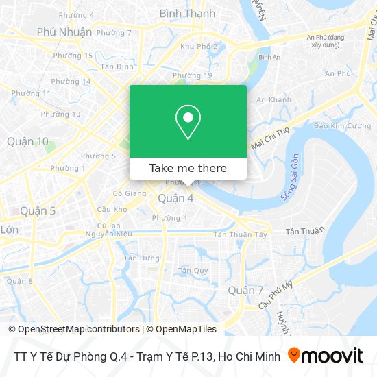 TT Y Tế Dự Phòng Q.4 - Trạm Y Tế P.13 map