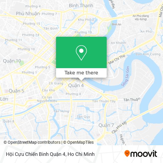 Hội Cựu Chiến Binh Quận 4 map