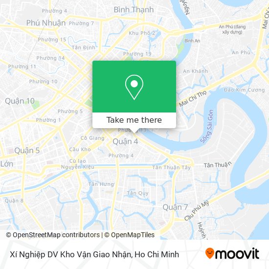 Xí Nghiệp DV Kho Vận Giao Nhận map