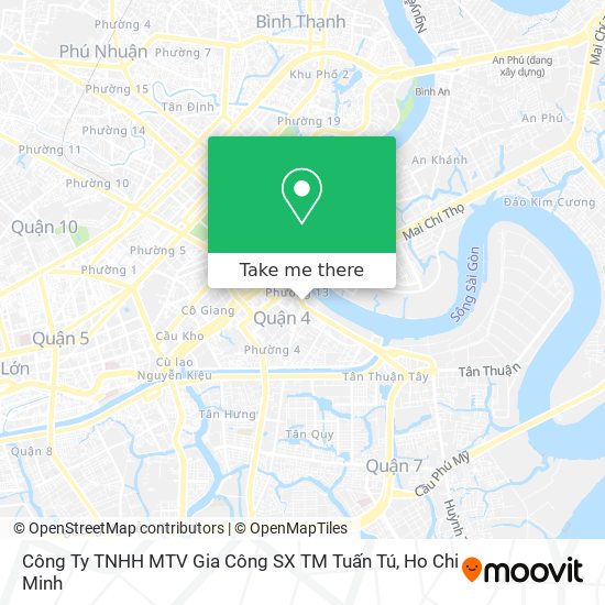 Công Ty TNHH MTV Gia Công SX TM Tuấn Tú map