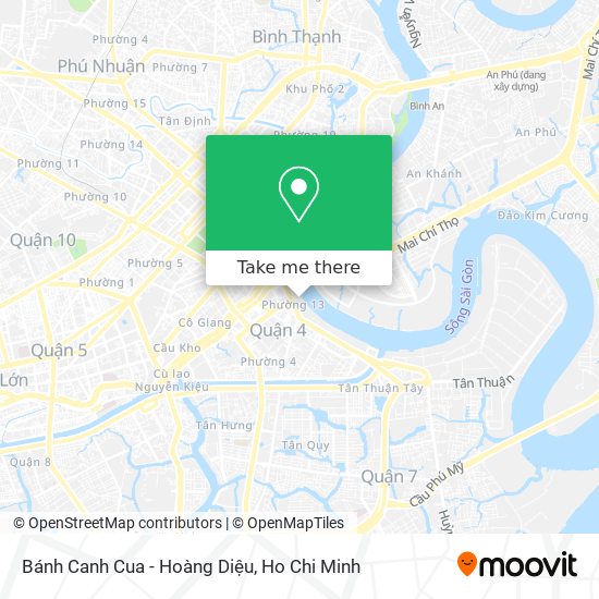 Bánh Canh Cua - Hoàng Diệu map