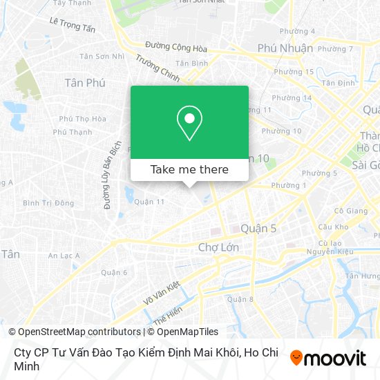 Cty CP Tư Vấn Đào Tạo Kiểm Định Mai Khôi map