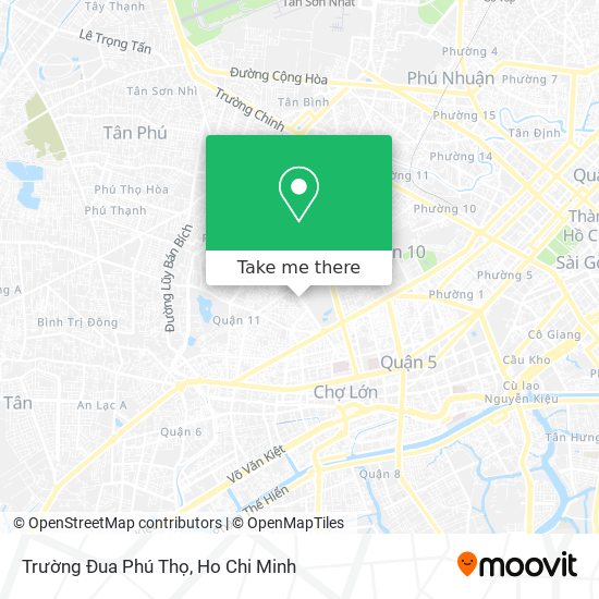 Trường Đua Phú Thọ map