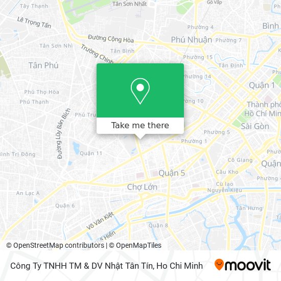 Công Ty TNHH TM & DV Nhật Tân Tín map