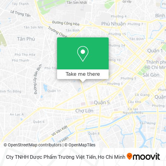 Cty TNHH Dược Phẩm Trường Việt Tiến map