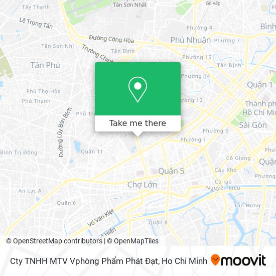 Cty TNHH MTV Vphòng Phẩm Phát Đạt map