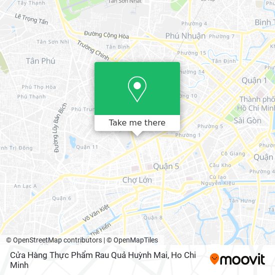 Cửa Hàng Thực Phẩm Rau Quả Huỳnh Mai map