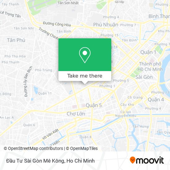 Đầu Tư Sài Gòn Mê Kông map