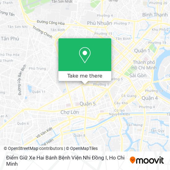 Điểm Giữ Xe Hai Bánh Bệnh Viện Nhi Đồng I map