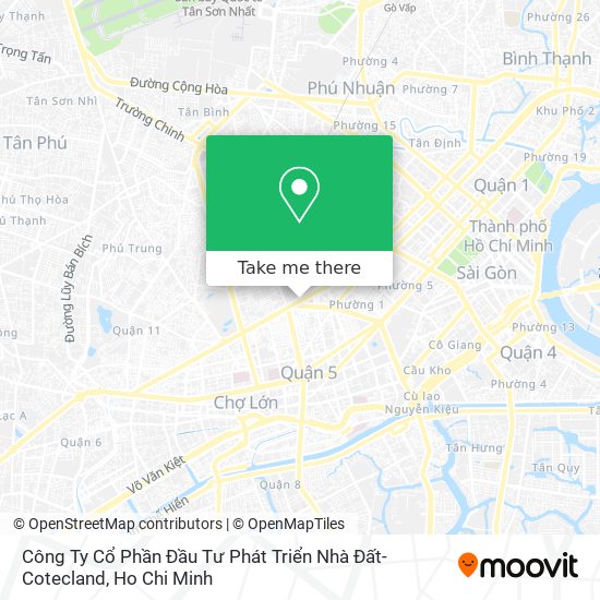 Công Ty Cổ Phần Đầu Tư Phát Triển Nhà Đất-Cotecland map