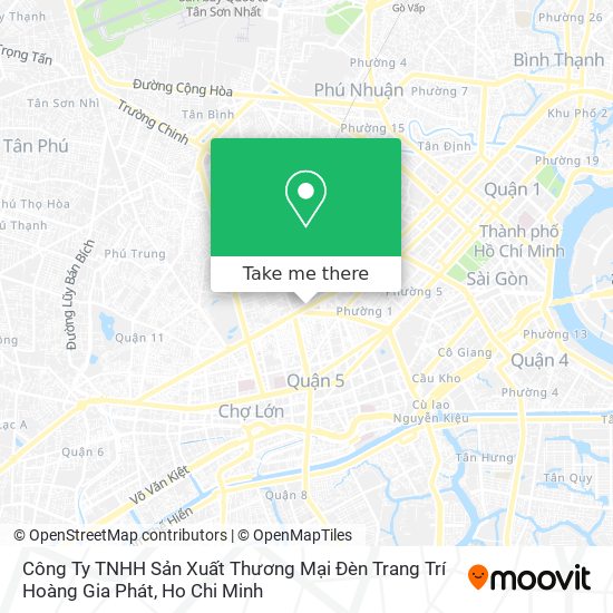 Công Ty TNHH Sản Xuất Thương Mại Đèn Trang Trí Hoàng Gia Phát map