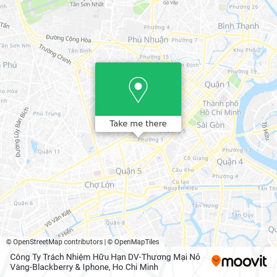 Công Ty Trách Nhiệm Hữu Hạn DV-Thương Mại Nỏ Vàng-Blackberry & Iphone map
