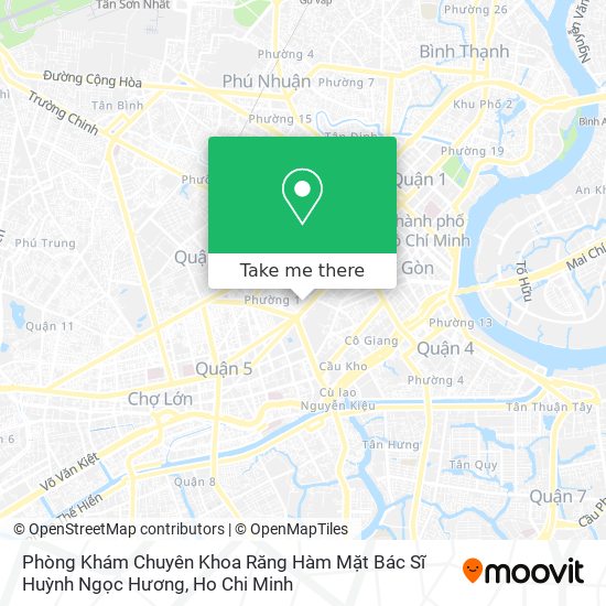 Phòng Khám Chuyên Khoa Răng Hàm Mặt Bác Sĩ Huỳnh Ngọc Hương map