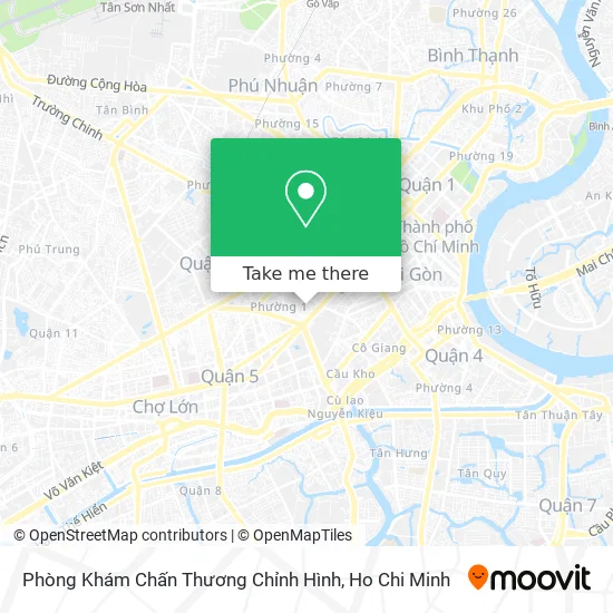 Phòng Khám Chấn Thương Chỉnh Hình map