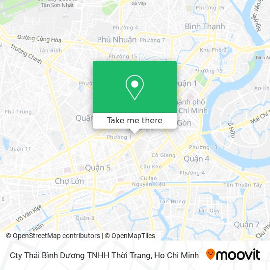 Cty Thái Bình Dương TNHH Thời Trang map