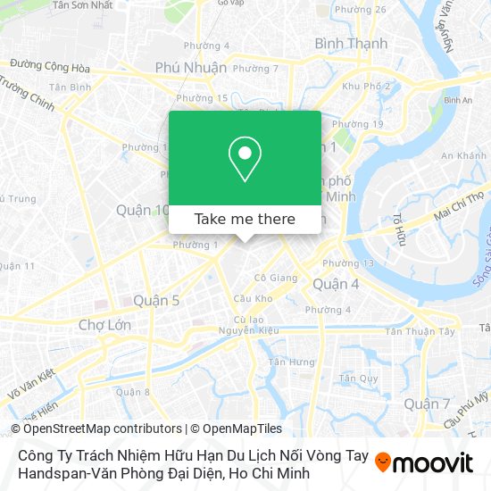 Công Ty Trách Nhiệm Hữu Hạn Du Lịch Nối Vòng Tay Handspan-Văn Phòng Đại Diện map