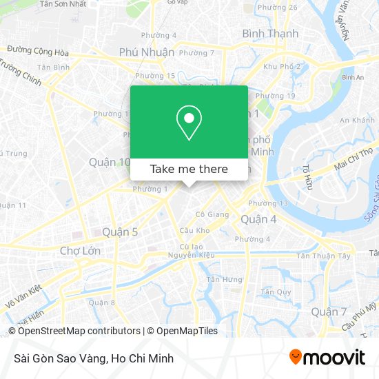 Sài Gòn Sao Vàng map