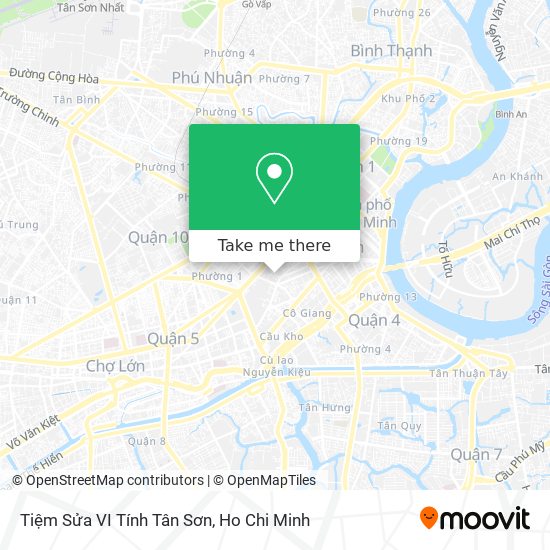 Tiệm Sửa VI Tính Tân Sơn map