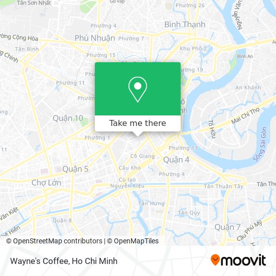 Wayne's Coffee map