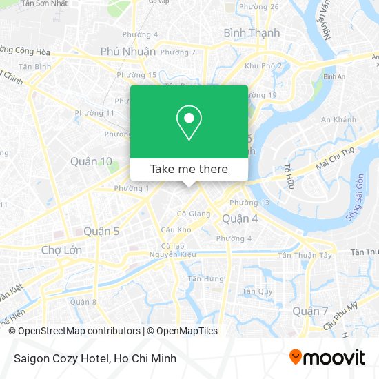 Saigon Cozy Hotel map
