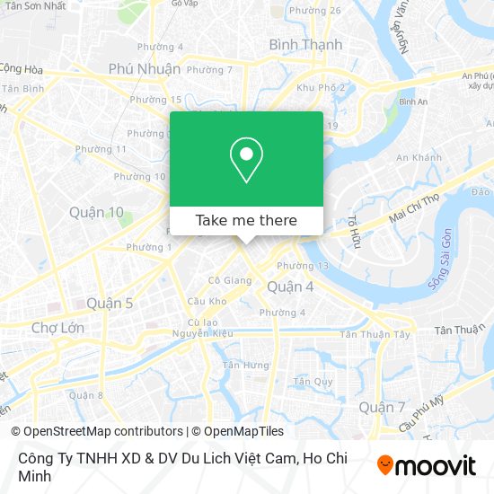 Công Ty TNHH XD & DV Du Lich Việt Cam map