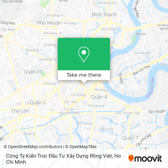 Công Ty Kiến Trúc Đầu Tư Xây Dựng Rồng Việt map