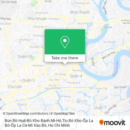 Bún Bò Huế-Bò Kho Bánh Mì-Hủ Tíu Bò Kho-Ốp La Bò-Ốp La Cá-Mì Xào Bò map