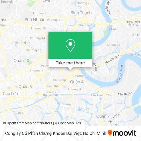 Công Ty Cổ Phần Chứng Khoán Đại Việt map