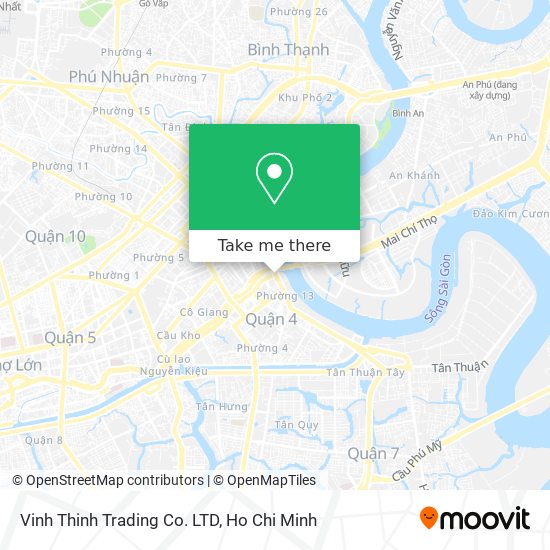 Vinh Thinh Trading Co. LTD map