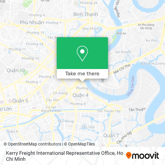 Kerry Freight International Representative Office map