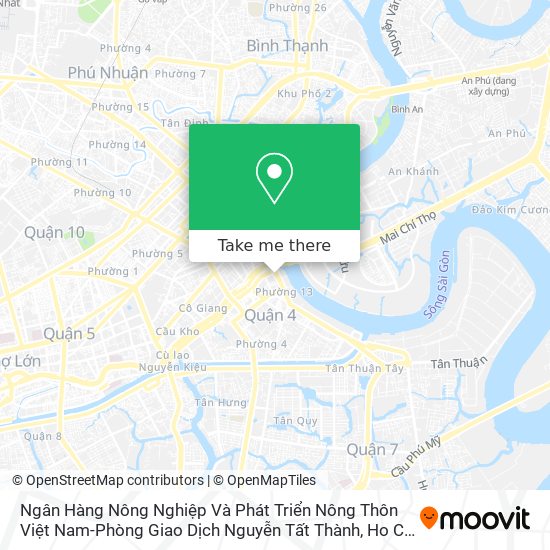 Ngân Hàng Nông Nghiệp Và Phát Triển Nông Thôn Việt Nam-Phòng Giao Dịch Nguyễn Tất Thành map