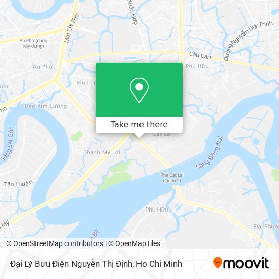 Đại Lý Bưu Điện Nguyễn Thị Định map