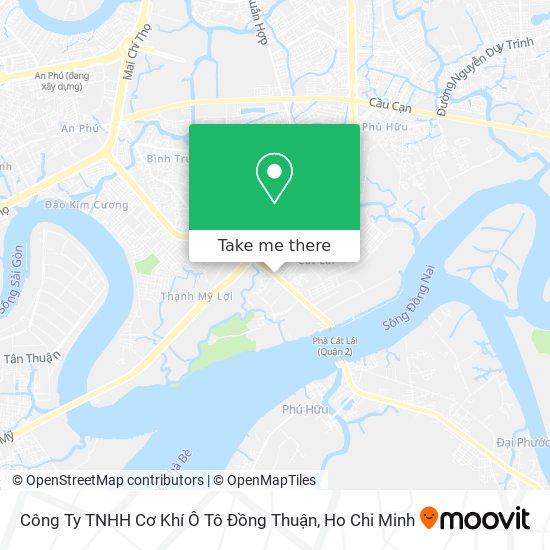 Công Ty TNHH Cơ Khí Ô Tô Đồng Thuận map