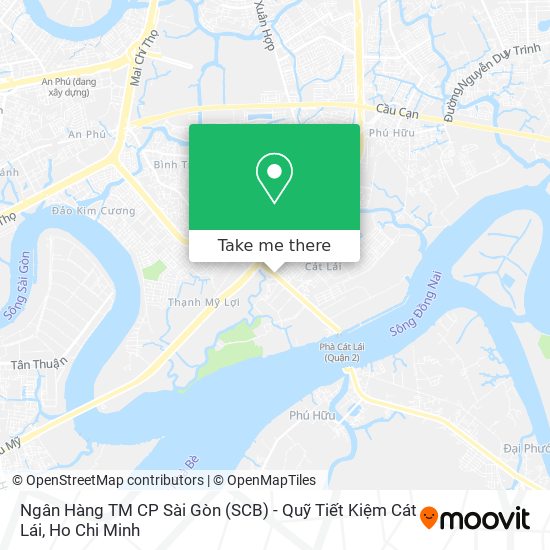 Ngân Hàng TM CP Sài Gòn (SCB) - Quỹ Tiết Kiệm Cát Lái map