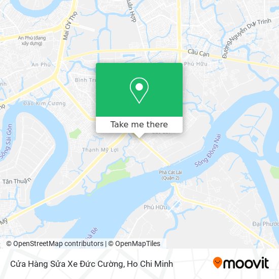 Cửa Hàng Sửa Xe Đức Cường map